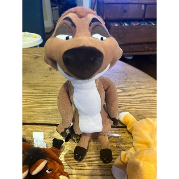 Vintage Disney Store Bendable Timon kiara pumba The Lion King Stuffed Plushes - Picture 4 of 7